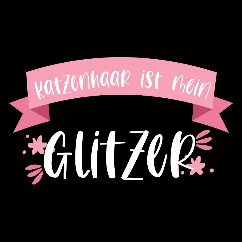 Katze Haustier Katzenhaar Glitzer Geschenk