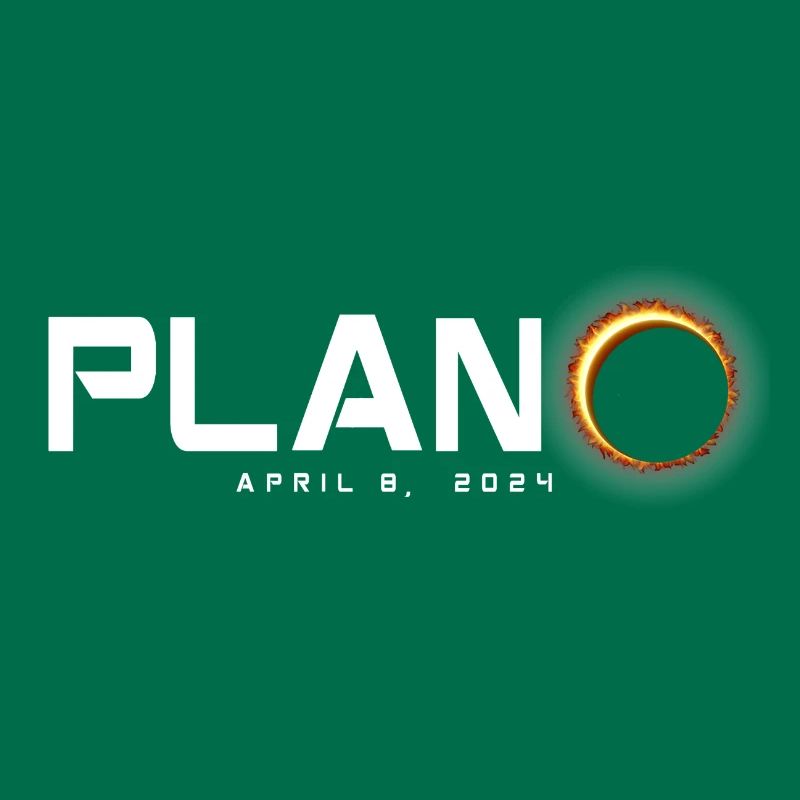 Plano Texas 2024 Eclipse Souvenir 8 avril