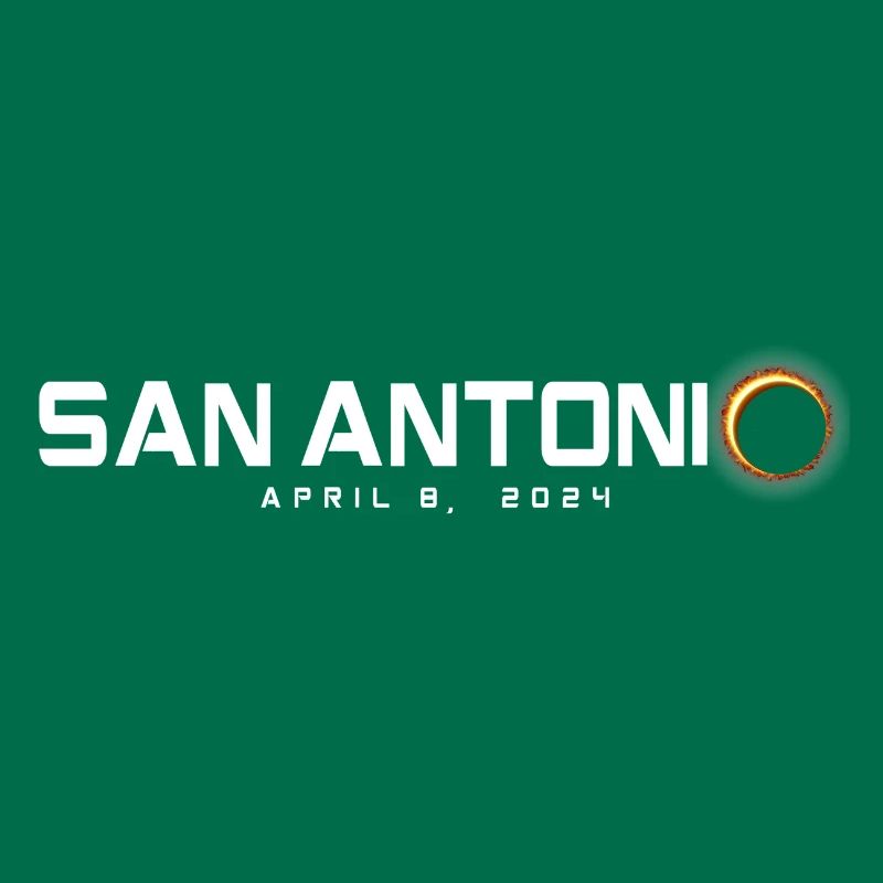 San Antonio Texas 2024 Eclipse Souvenir April 8