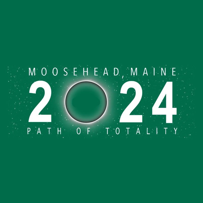 Eclipse de Soleil Moosehead Maine 8 avril 2024