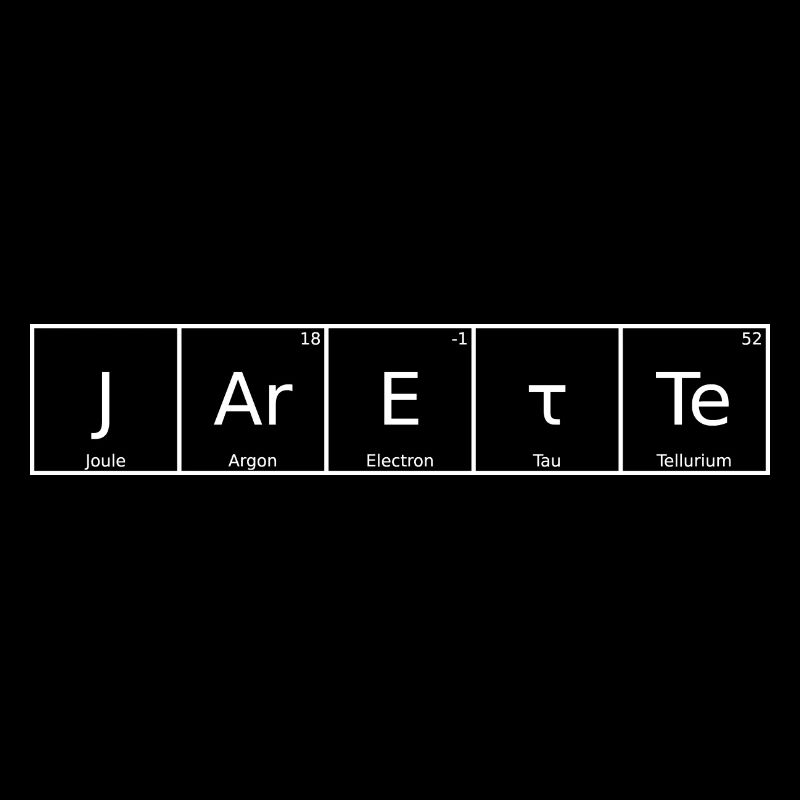 Jarette Nom Prénom Chimie Tableau périodique Élément