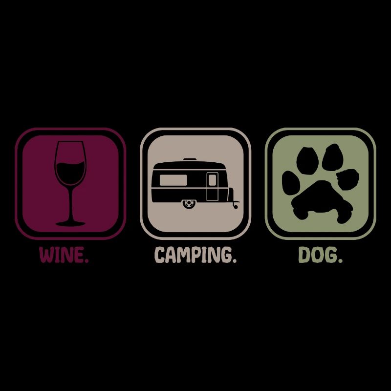 Camping chien et vin