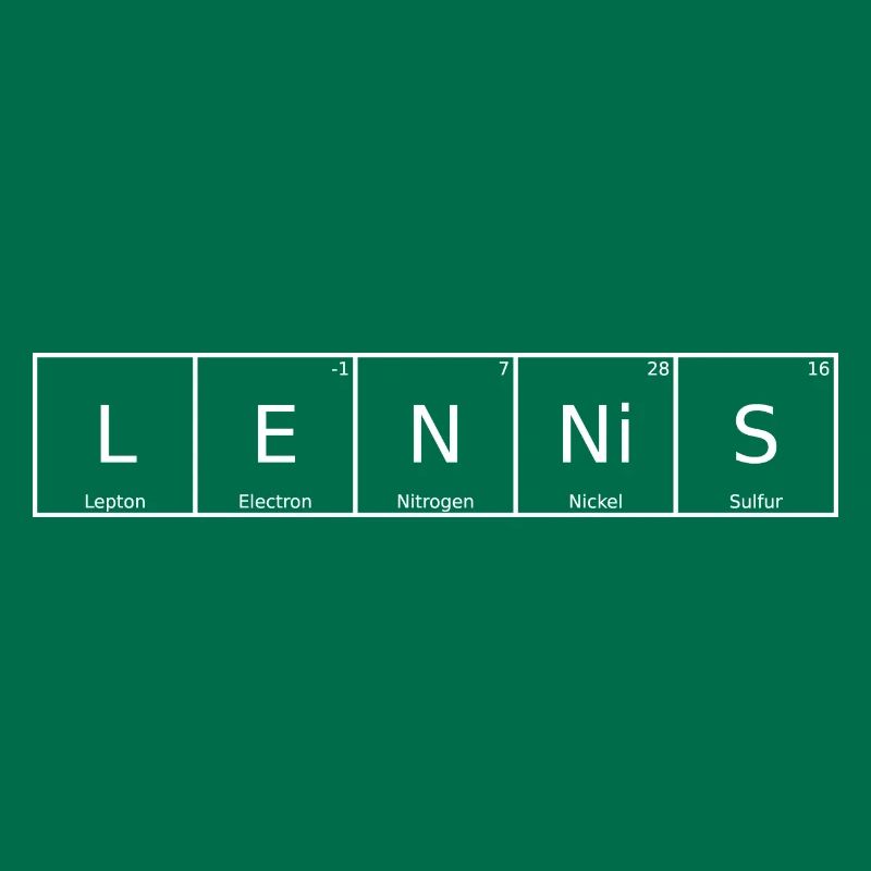 Lennis Name First Name Chemistry Periodic Table Elements