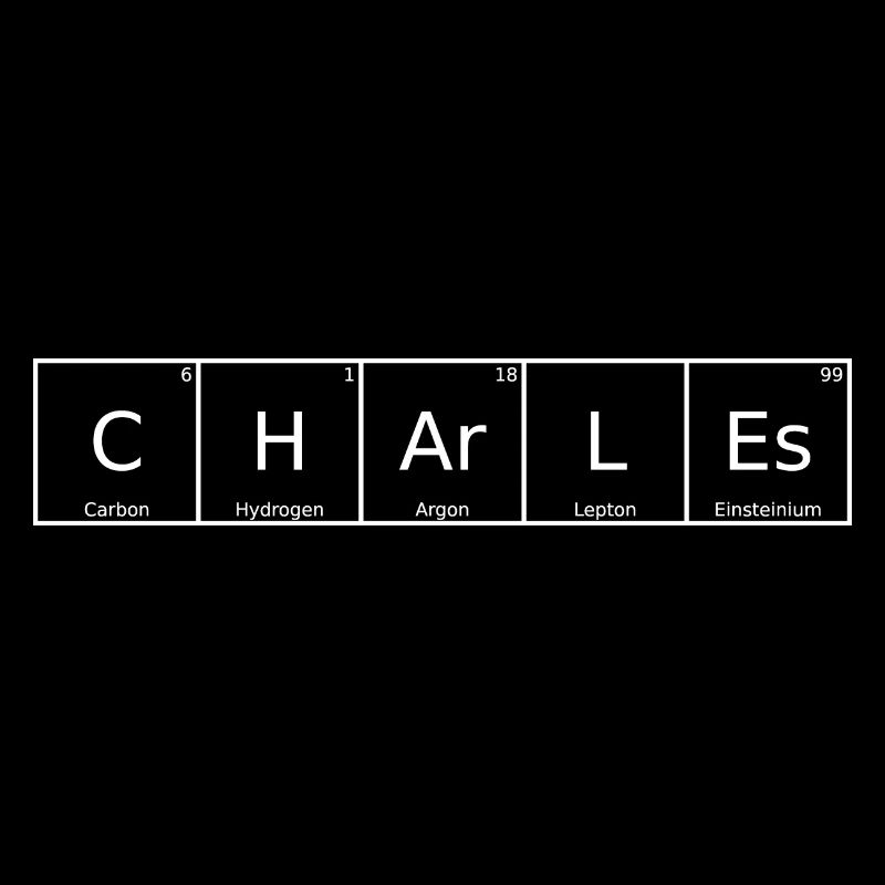 Charles Nom Prénom Chimie Élément du tableau périodique