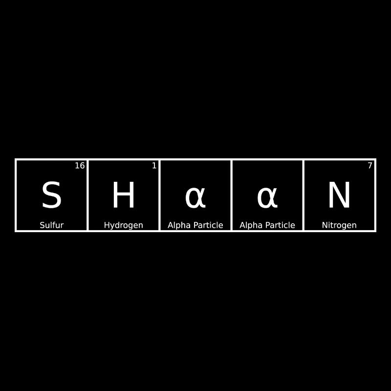 Shaan Nom Prénom Chimie Tableau périodique Éléments
