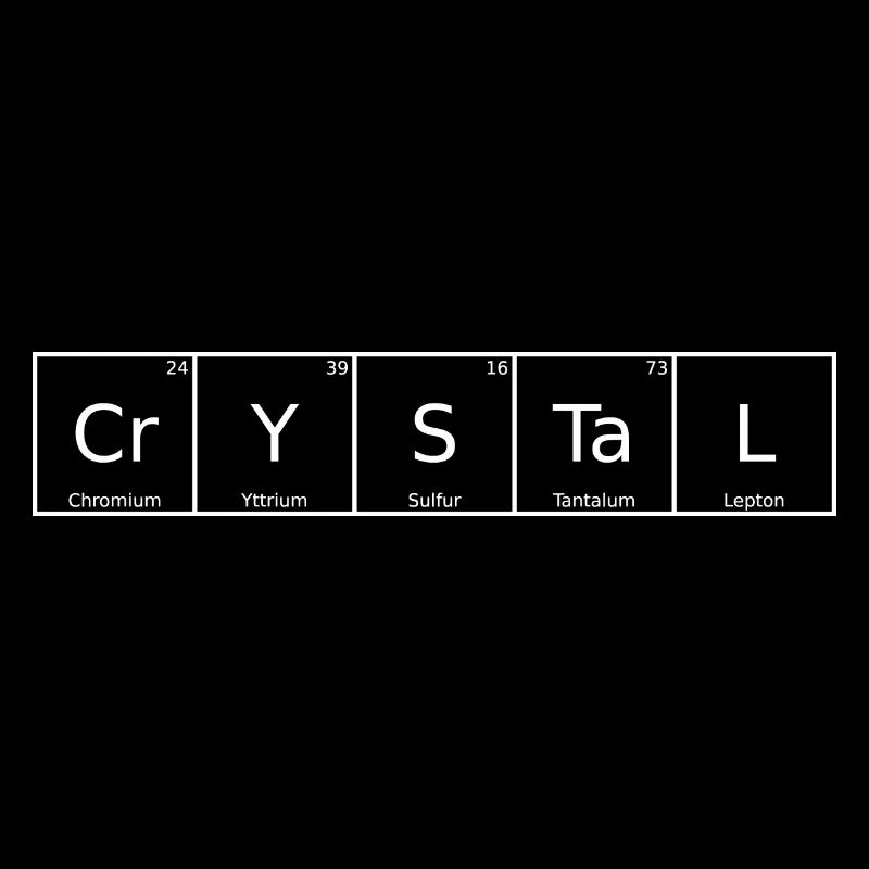 Cristal Nom Prénom Chimie Tableau périodique Élément