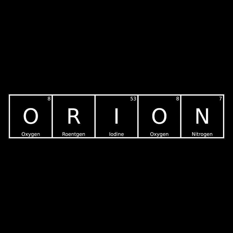 Orion Name First Name Chemistry Periodic Table Elements