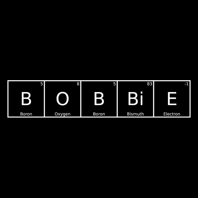 Bobbie Surname First Name Chemistry Periodic Table Elements