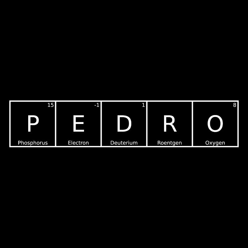 Pedro Surname First Name Chemistry Periodic Table Elements