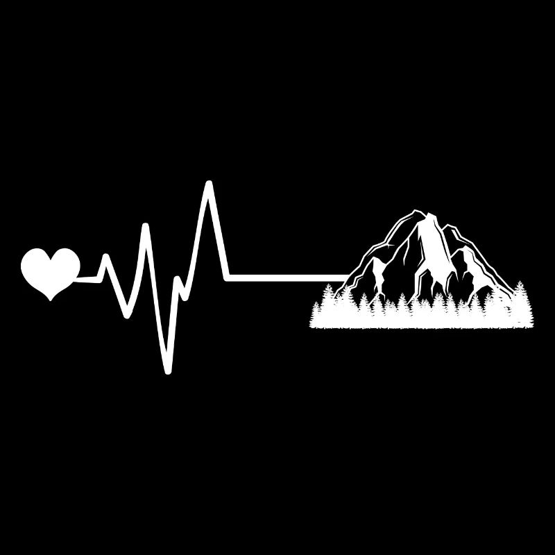 Mountains Pulse Heart
