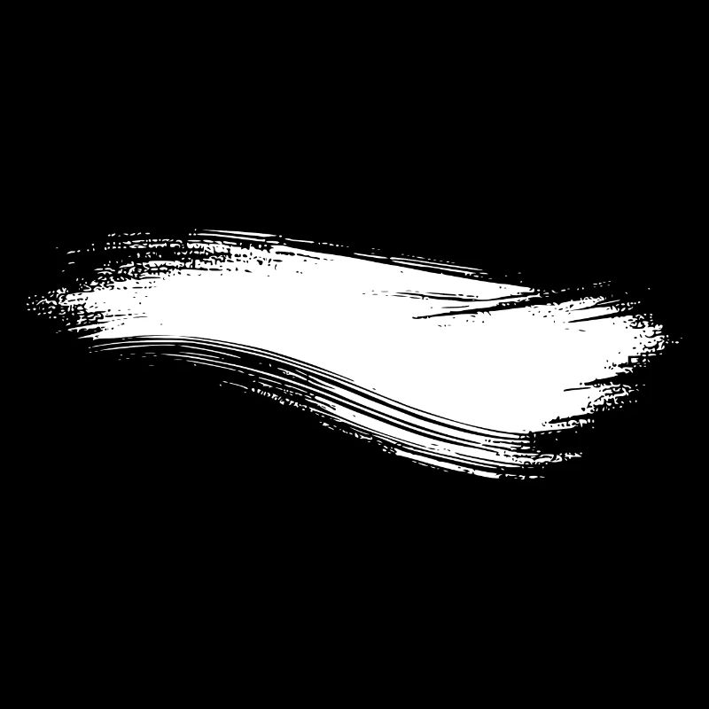 Ligne de coup de pinceau Blanc