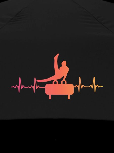 Gymnastics Sunset Heartbeat Gymnast