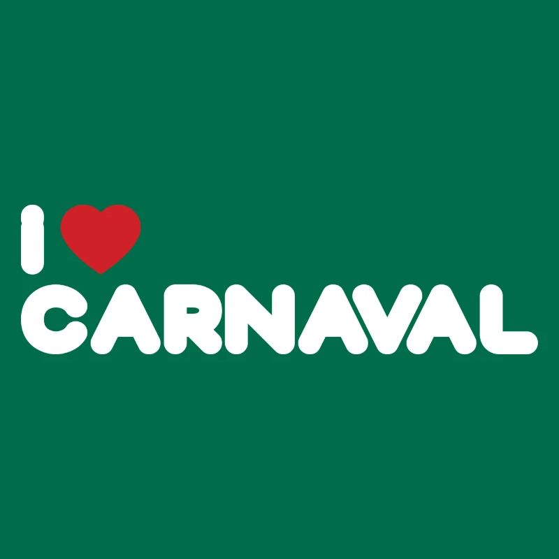 J’adore le design de carnaval blanc