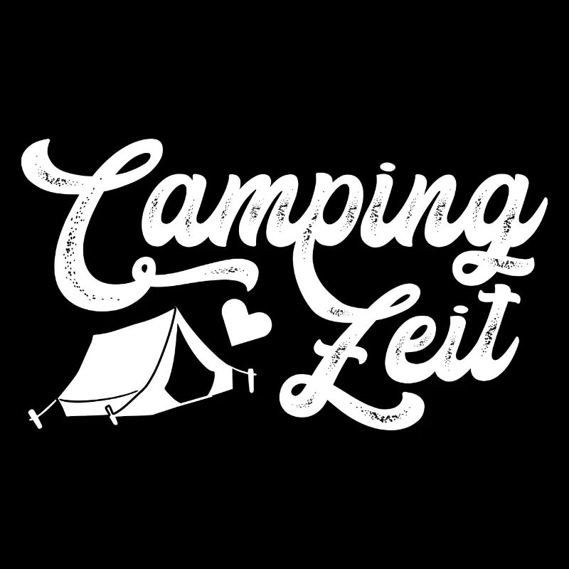 Camping Zeit Retro Lagerfeuer