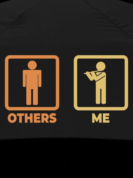 Funny Flutist Stick Figures