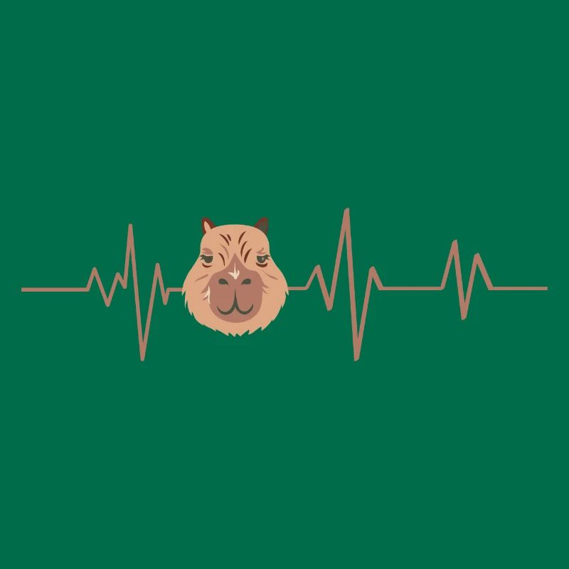 Capybara Heartbeat - Geschenkidee