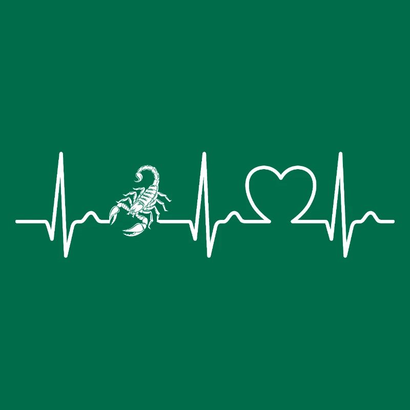 Scorpion - Dard empoisonné - Pouls - Courbe cardiaque - ECG