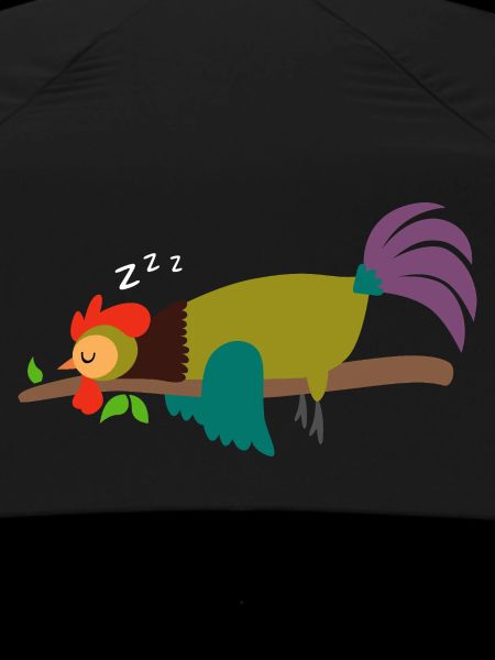 Cadeau design coq endormi