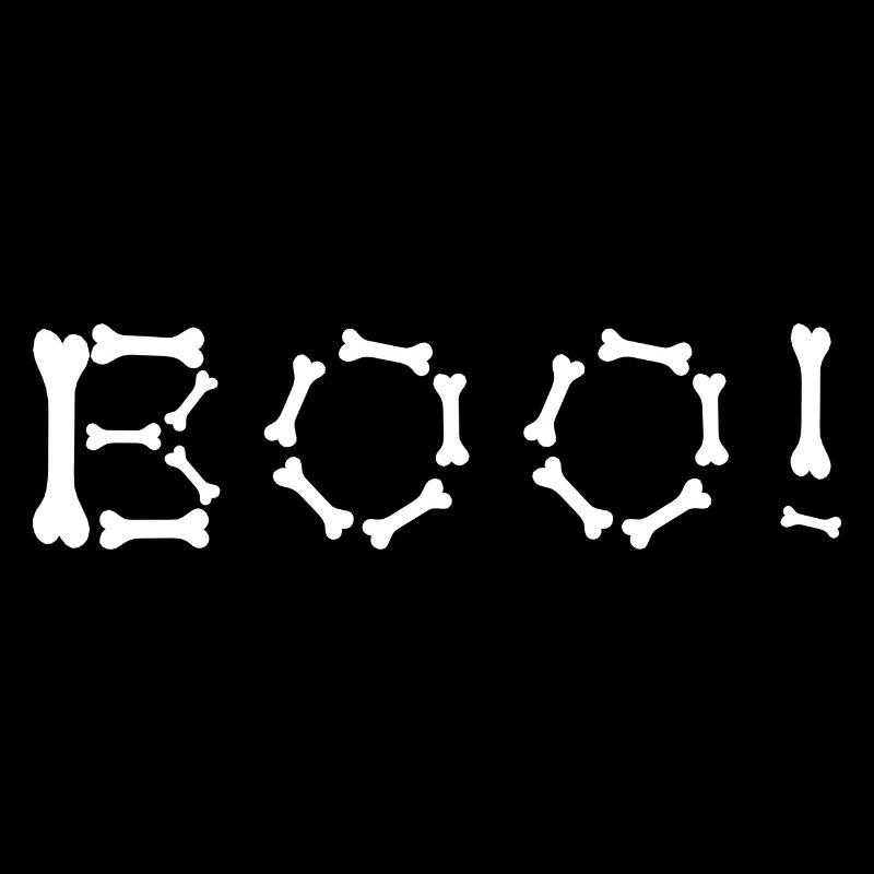 Boo with bones