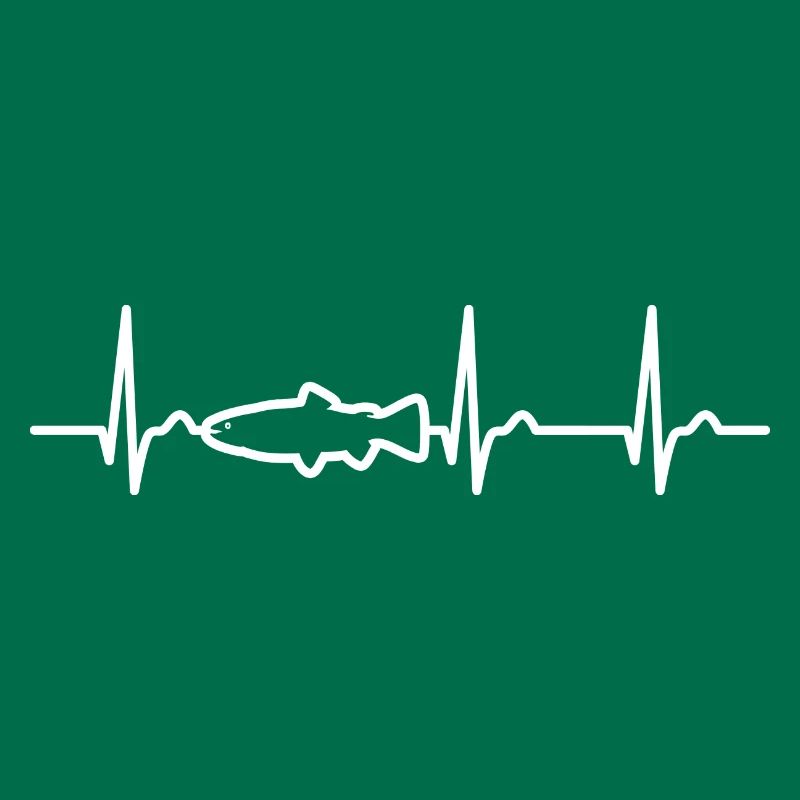 ECG curve - heart curve - pulse - trout - nature