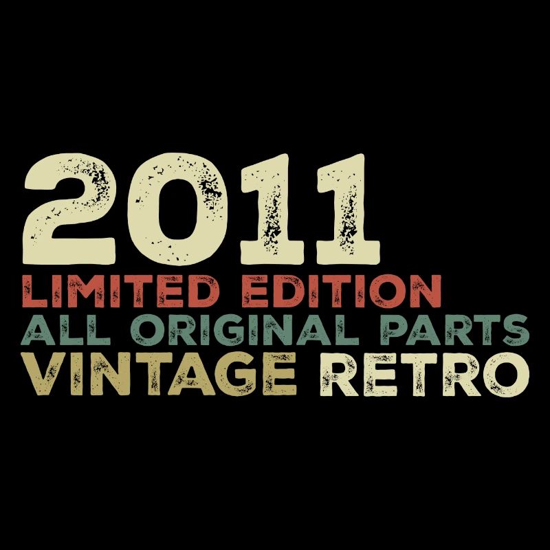 2011 né cadeau d’anniversaire vintage 2011 Retro