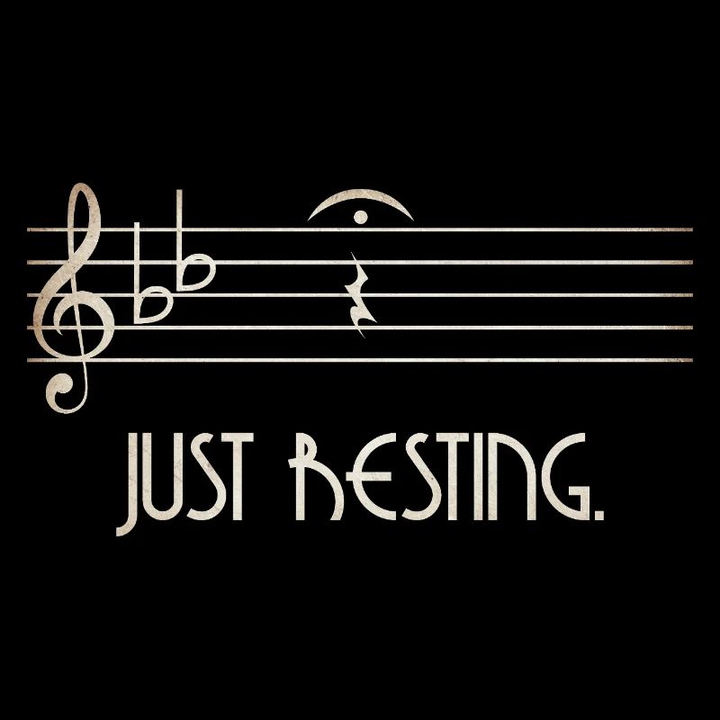 Just Resting Musik Silhouette