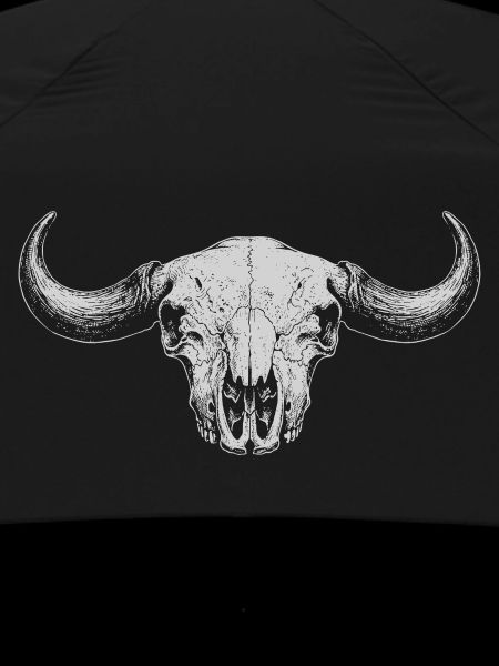Buffalo Skull Monochrome Crest