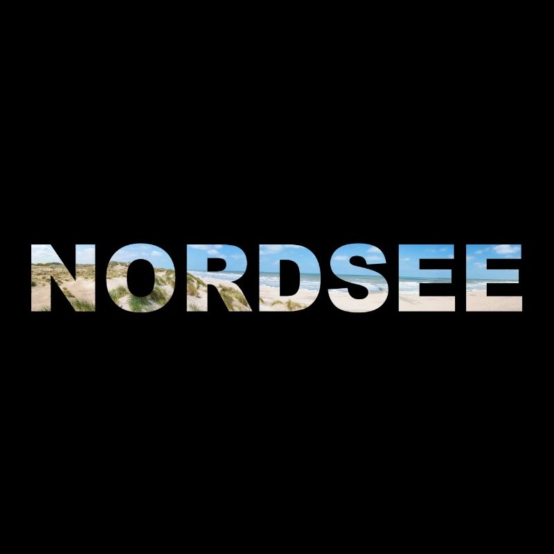 Nordsee Panorama Schriftzug
