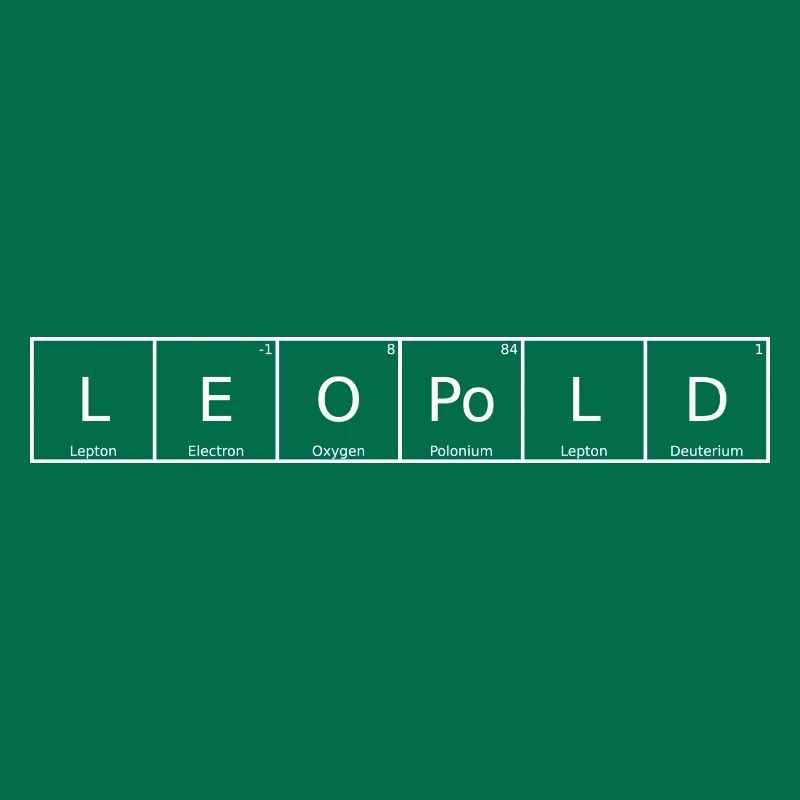 Leopold Name First Name Chemistry Periodic Table Element