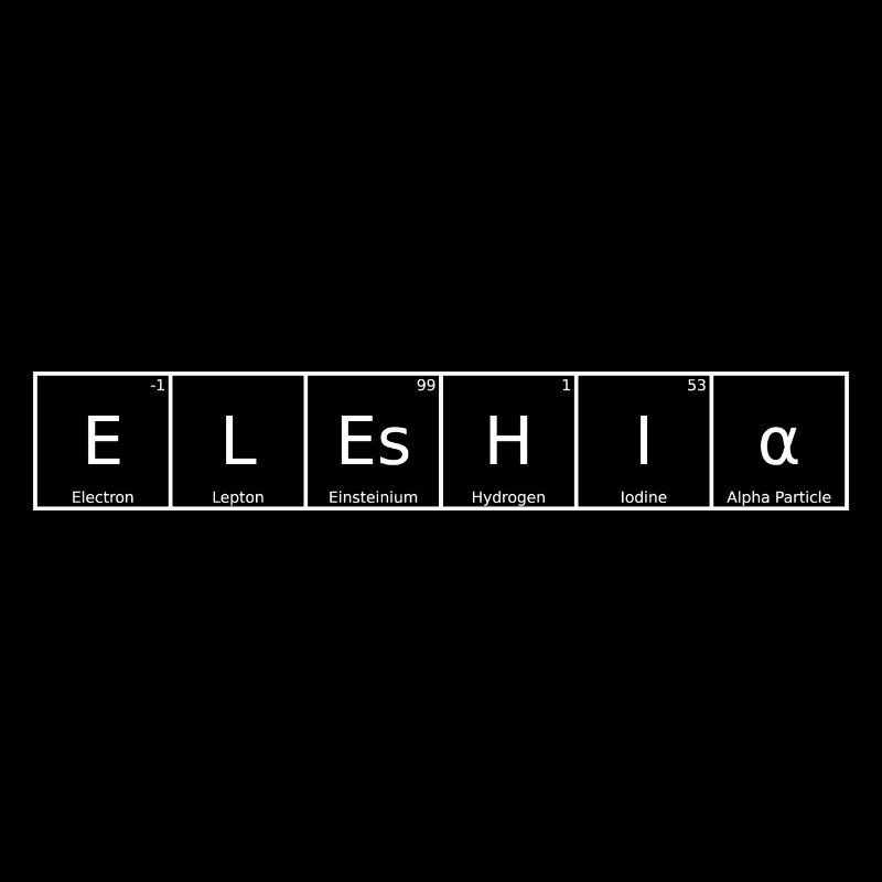 Eleshia Nom Prénom Chimie Élément du tableau périodique