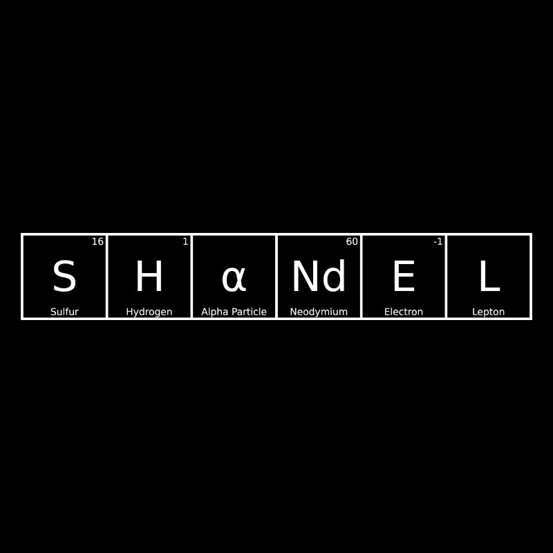 Shandel Nom Prénom Chimie Élément du tableau périodique