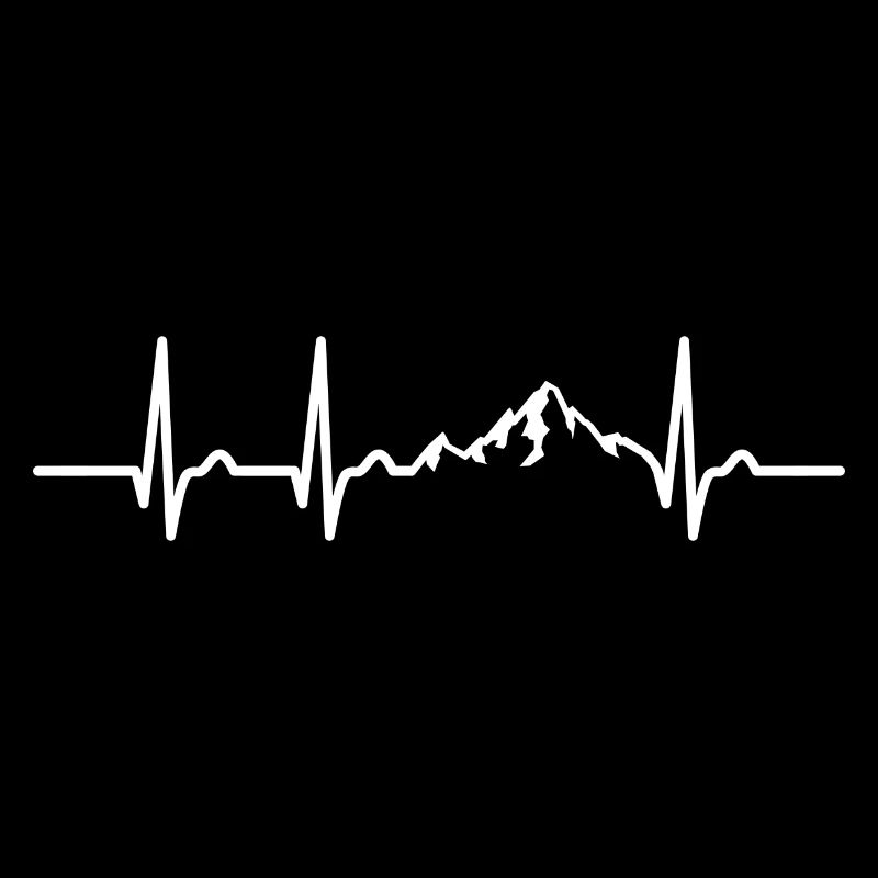 EKG Kurve - Herzkurve -Puls - Freizeit - Wandern