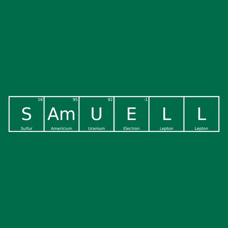 Samuell Surname First name Chemistry Periodic Table Element