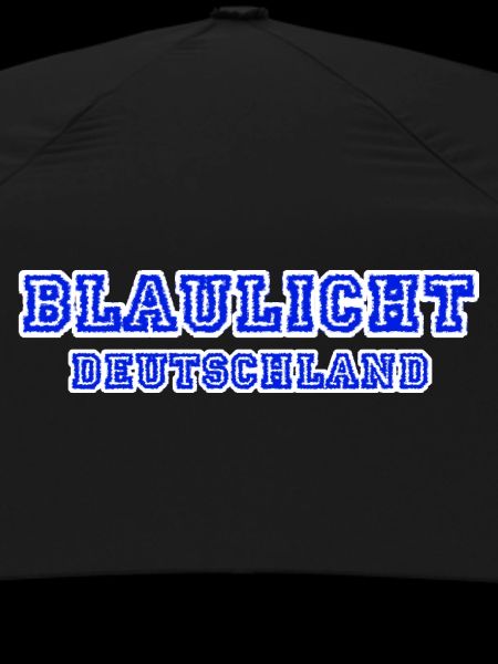 Blue light Germany blurred