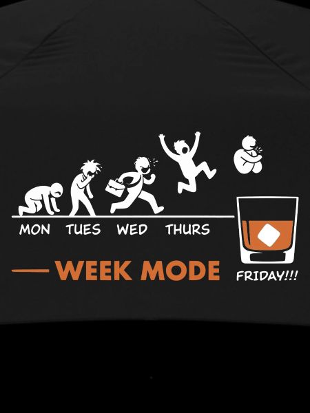 Vive le week-end - humour Wisky