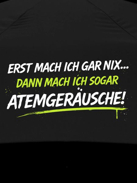 Atemgeräusche Neon-Spruch