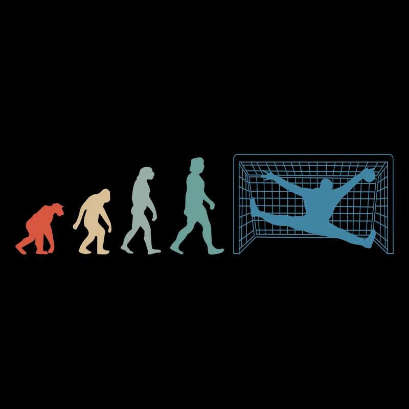 Handball Keeper Goalkeeper Goalie Evolution Retro