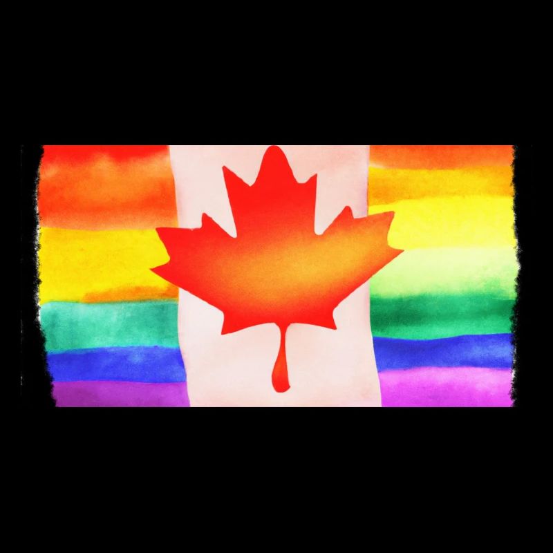 Kanada Flagge LGBTQ