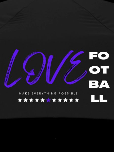 Love football blue