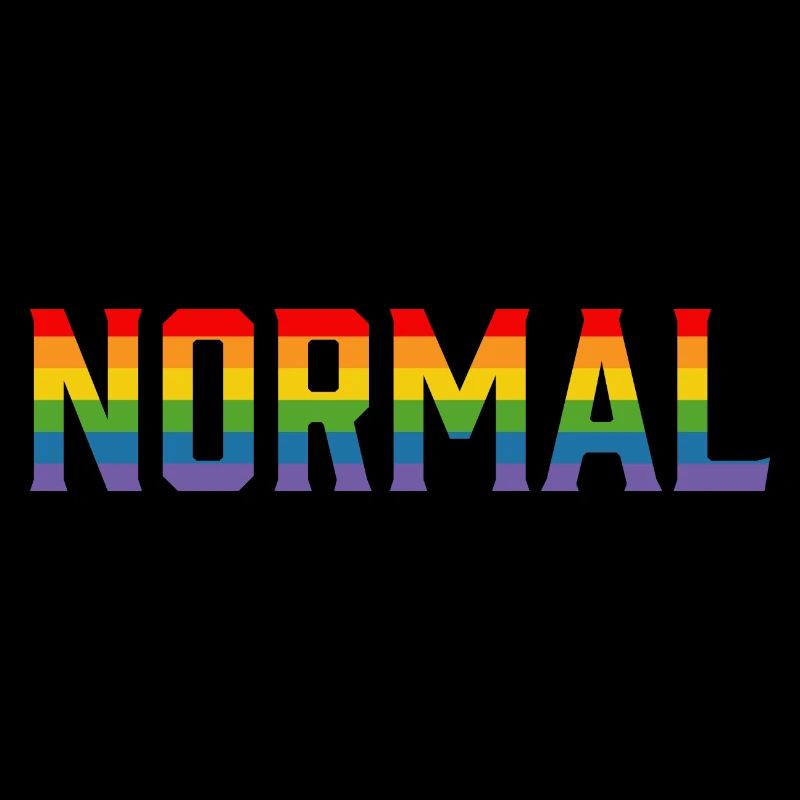rainbow normal tshirt LGBT lgbtqi queer