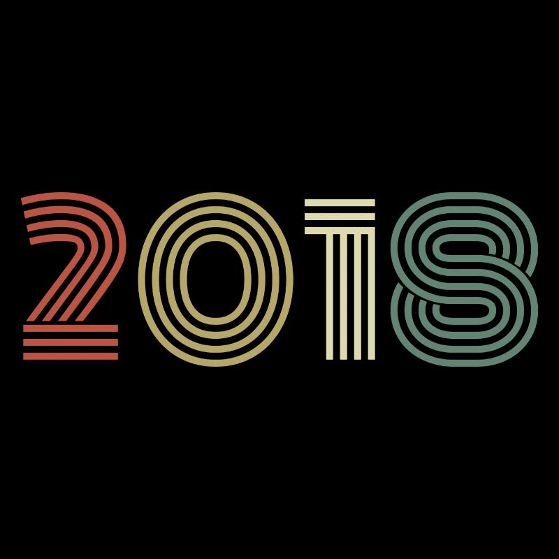2018 Anniversaire Millésime 2018 Cadeau 2018