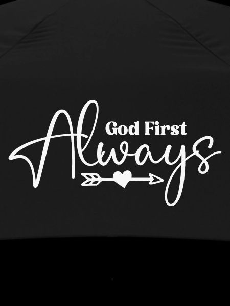 God First Always Script Heart