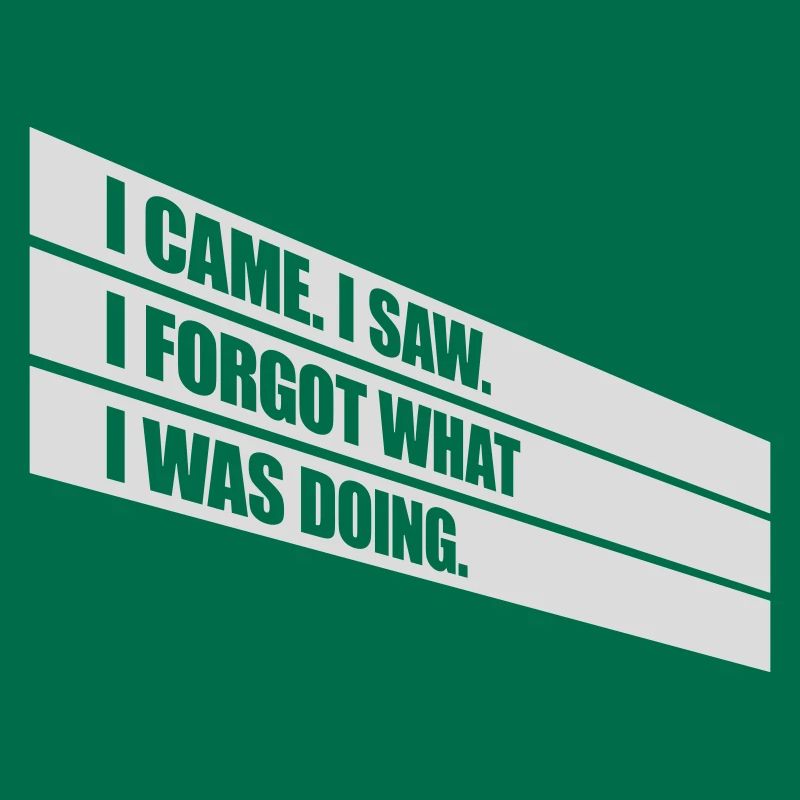 I came saw forget