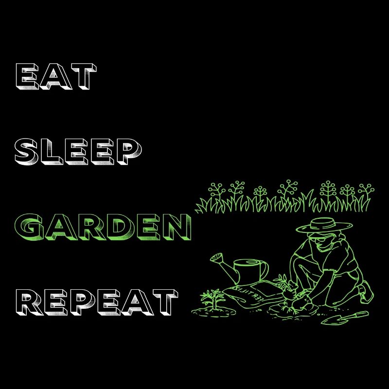 Manger Sommeil Jardin Répéter