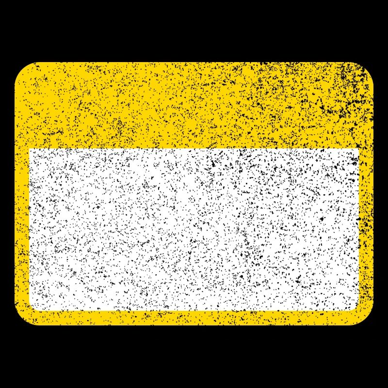 Panneau d’avertissement étiquette nominative Panneau de respect jaune