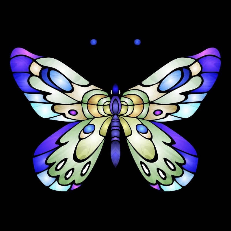 Bunter Schmetterling