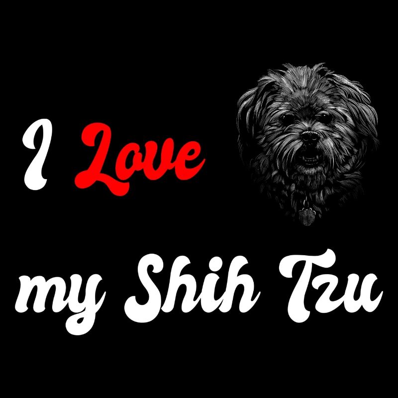 J'adore le design de mon chien Shih Tzu.