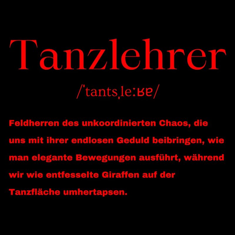 Tanzlehrer Definition