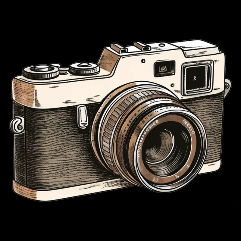 Camera Retro Drawing