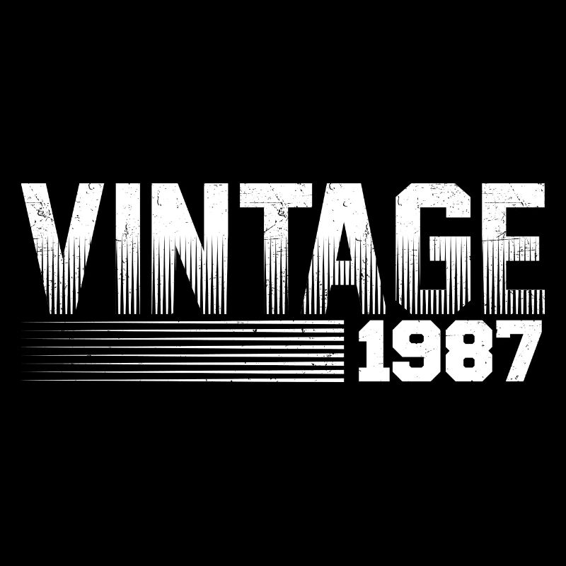 Millésime 1987 Anniversaire Rétro 1987